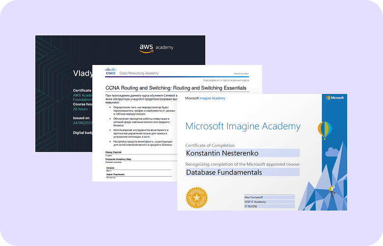 Mezinárodní certifikace v rámci kurzu